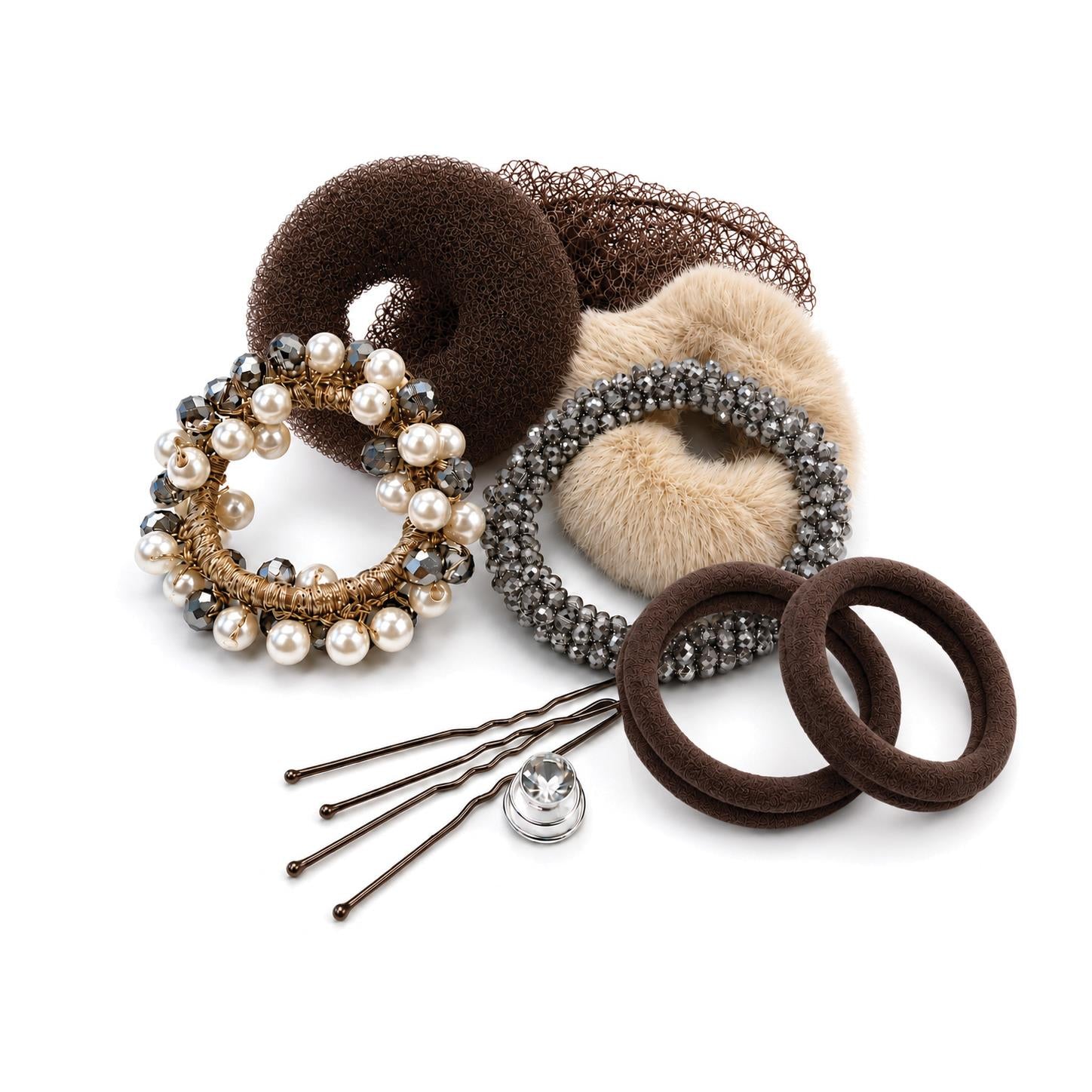Equetech Competition Bun Kit - Brunette