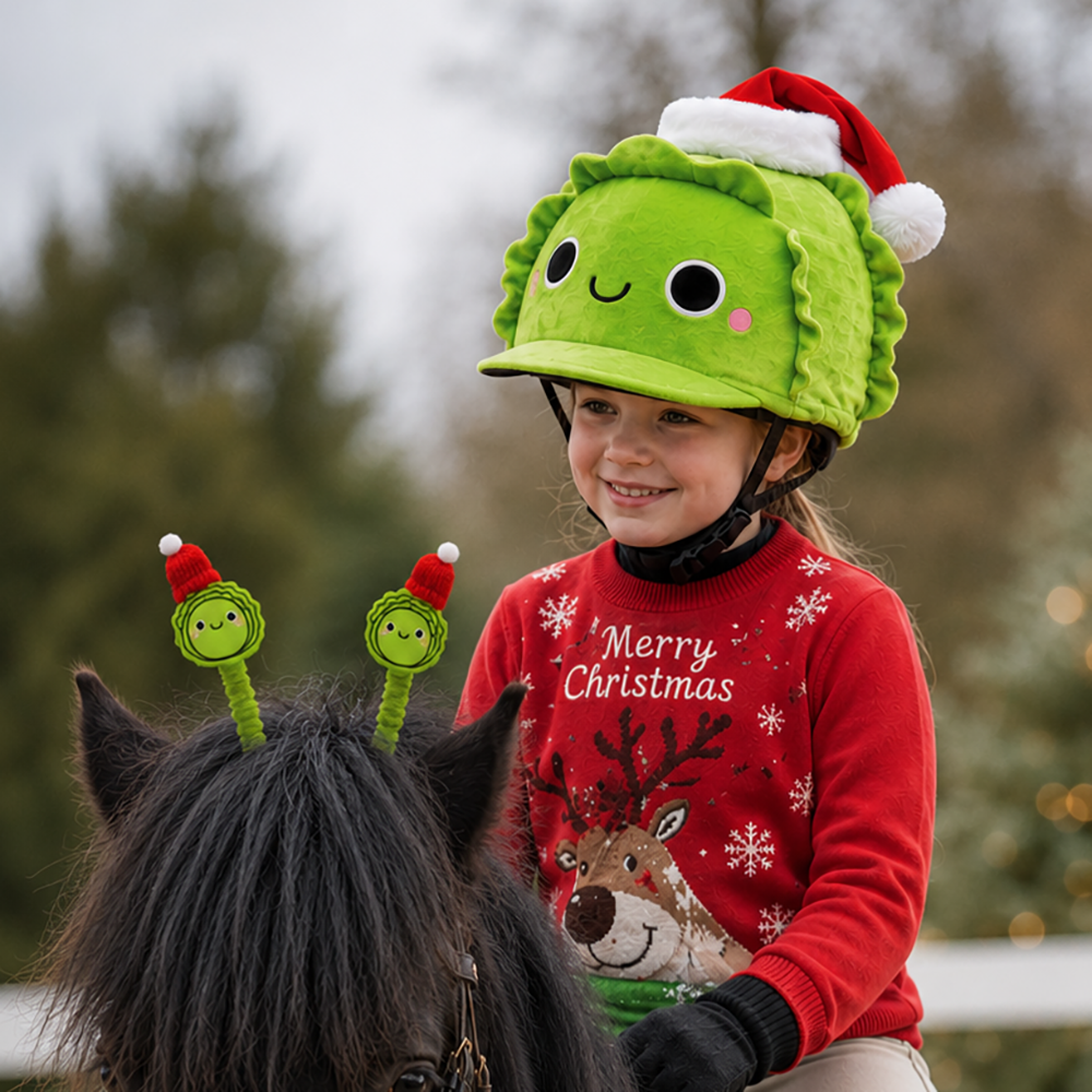 Equetech Buddy Brussels Horse Bridle Boppers