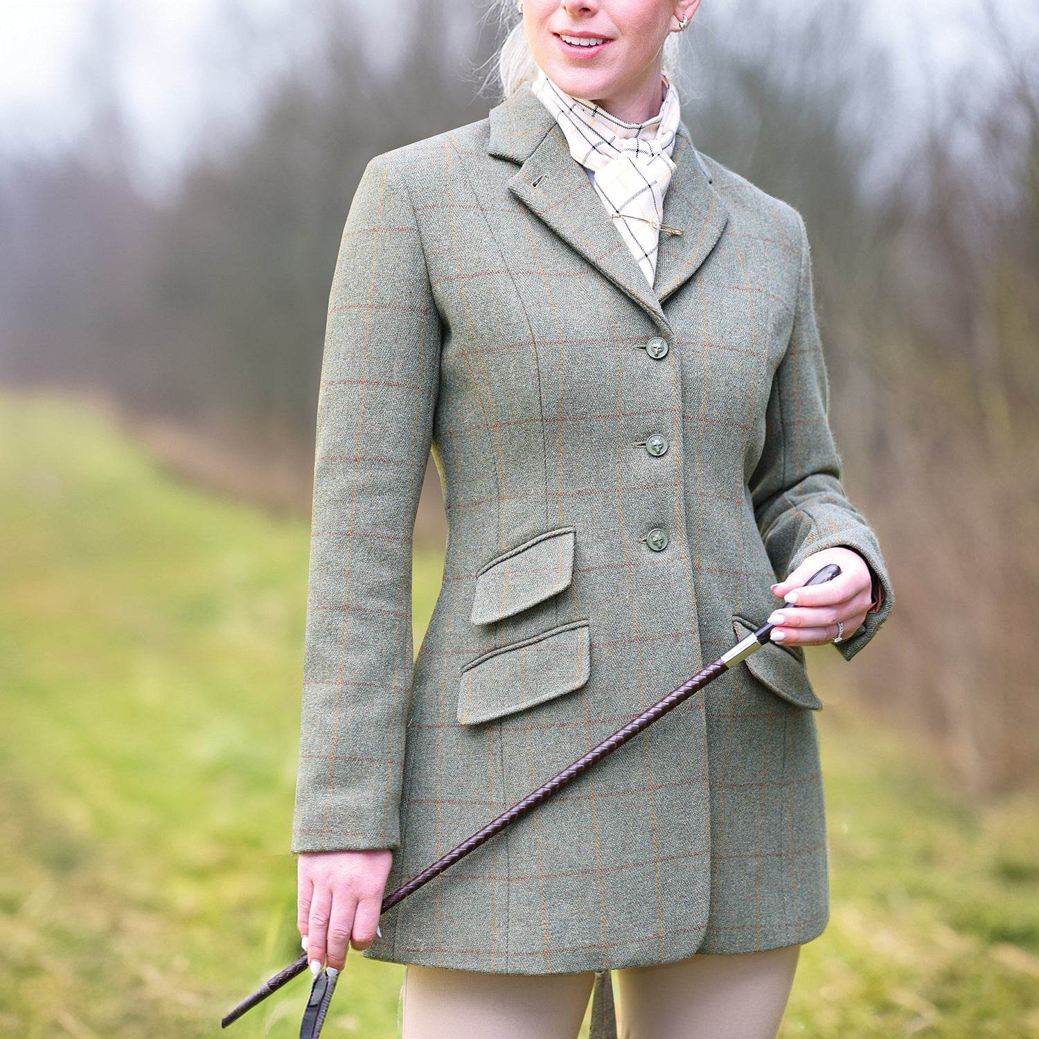 Equetech Claydon Beaufort Tweed Riding Jacket