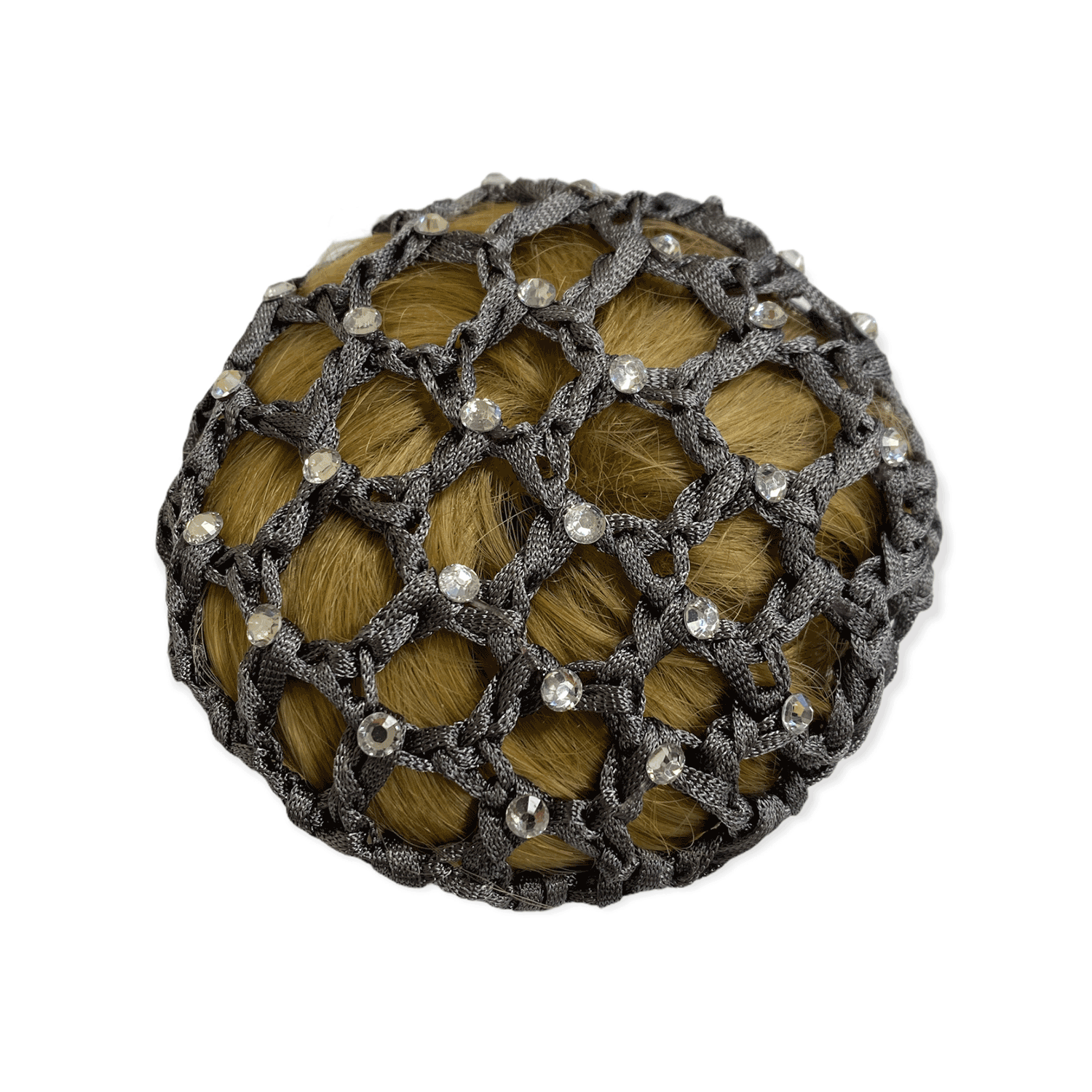 Equetech Crystal Bun Net Grey