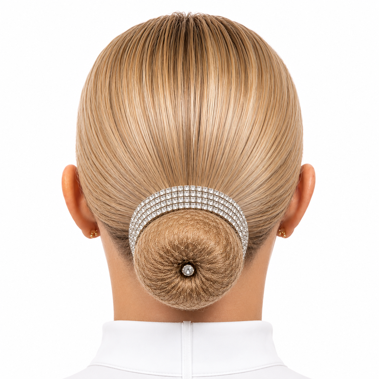 Equetech Crystal Bun Ring Scrunchie