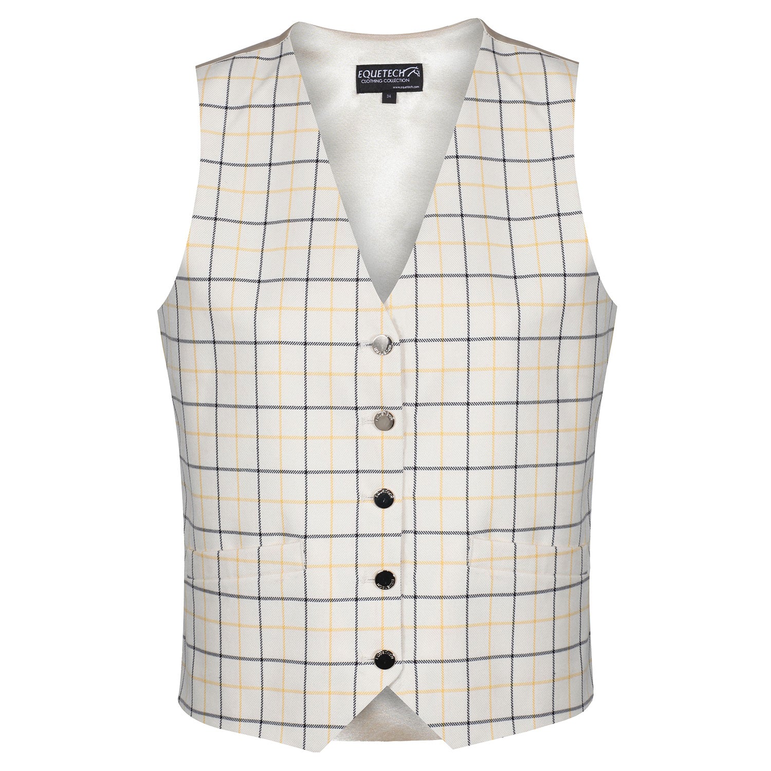 Equetech Classic Tattersall Check Waistcoat