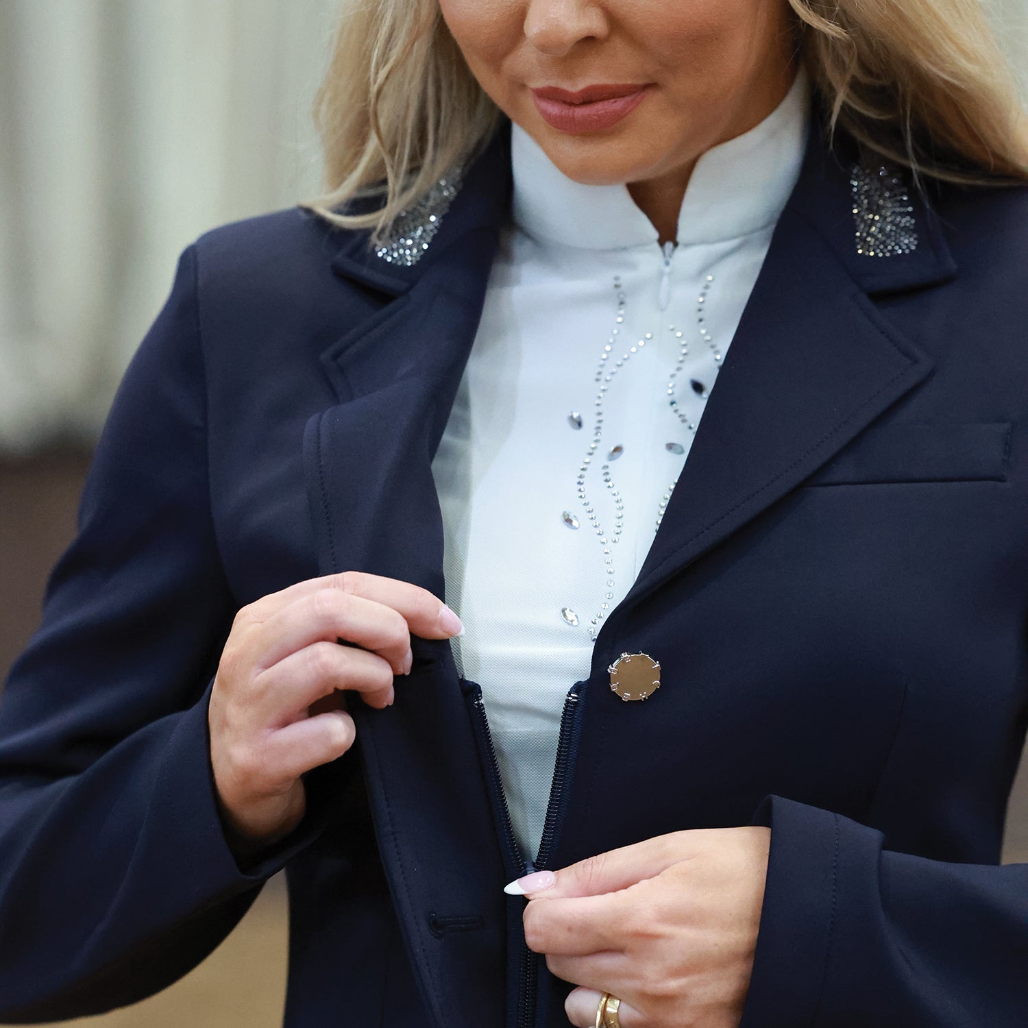 Equetech Crystal Cut-Away Dressage Competition Jacket