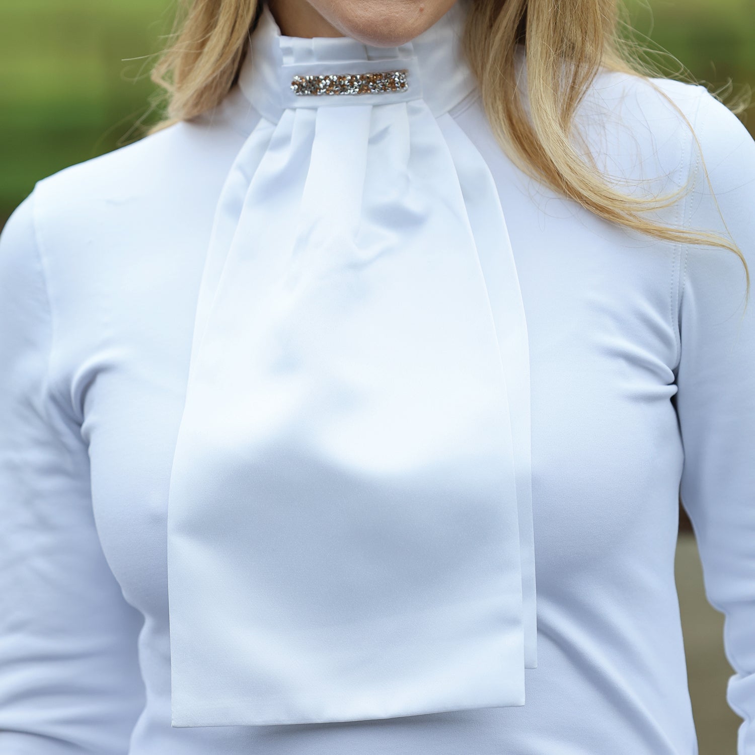 Rose Gold Crystal Deluxe Ready-Tied Stock