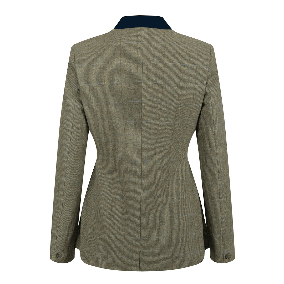 Equetech Thornborough Deluxe Tweed Riding Jacket back