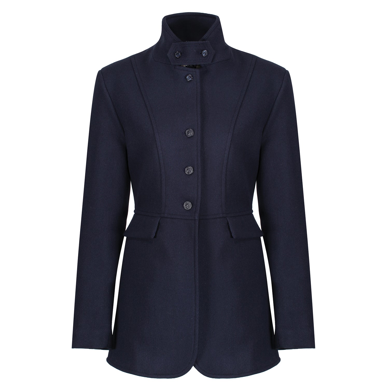Equetech Ladies Hunt Wool Frock Coat Navy