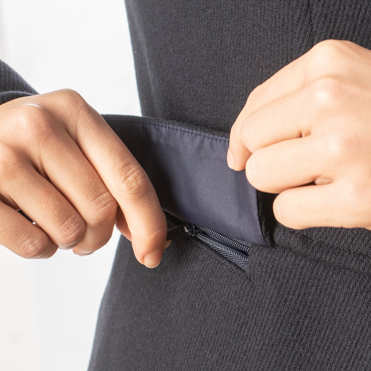 Equetech Ladies Hunt Wool Frock Coat Navy