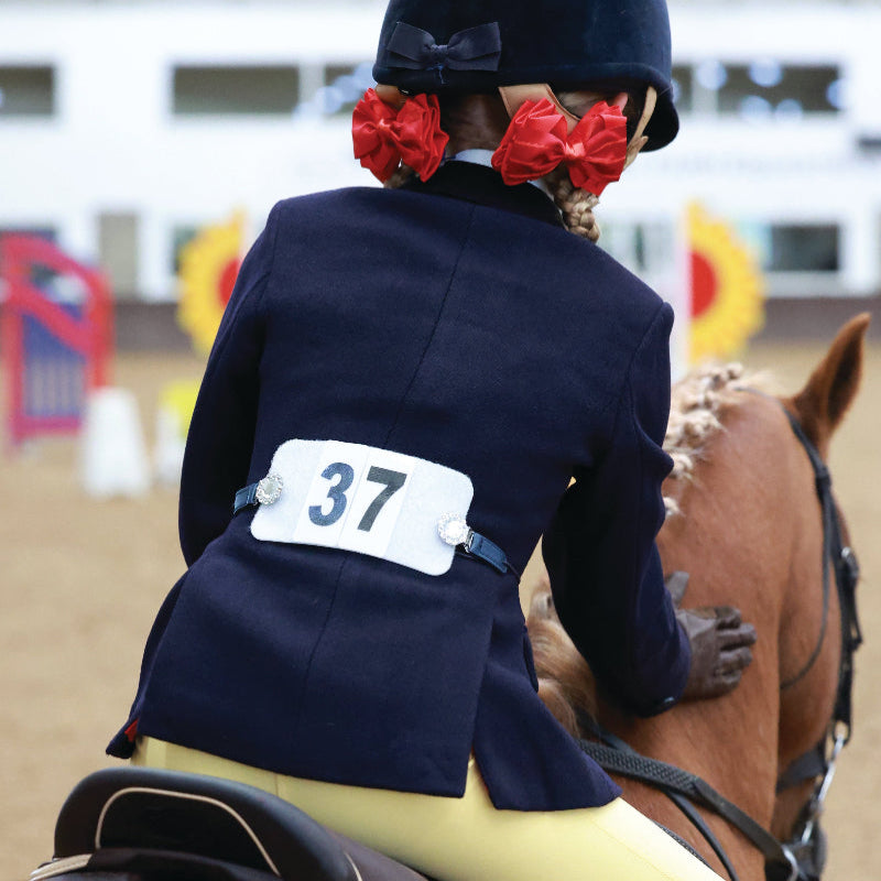 Equetech Crystal Showing Number Clips