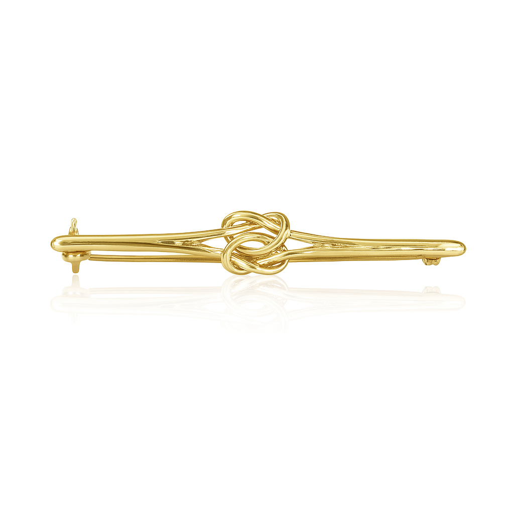 Equetech Knot Stock Pin - Gold