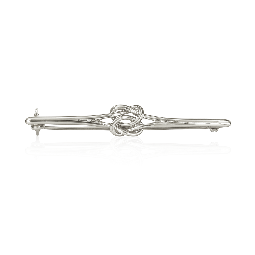 Equetech Knot Stock Pin - Silver