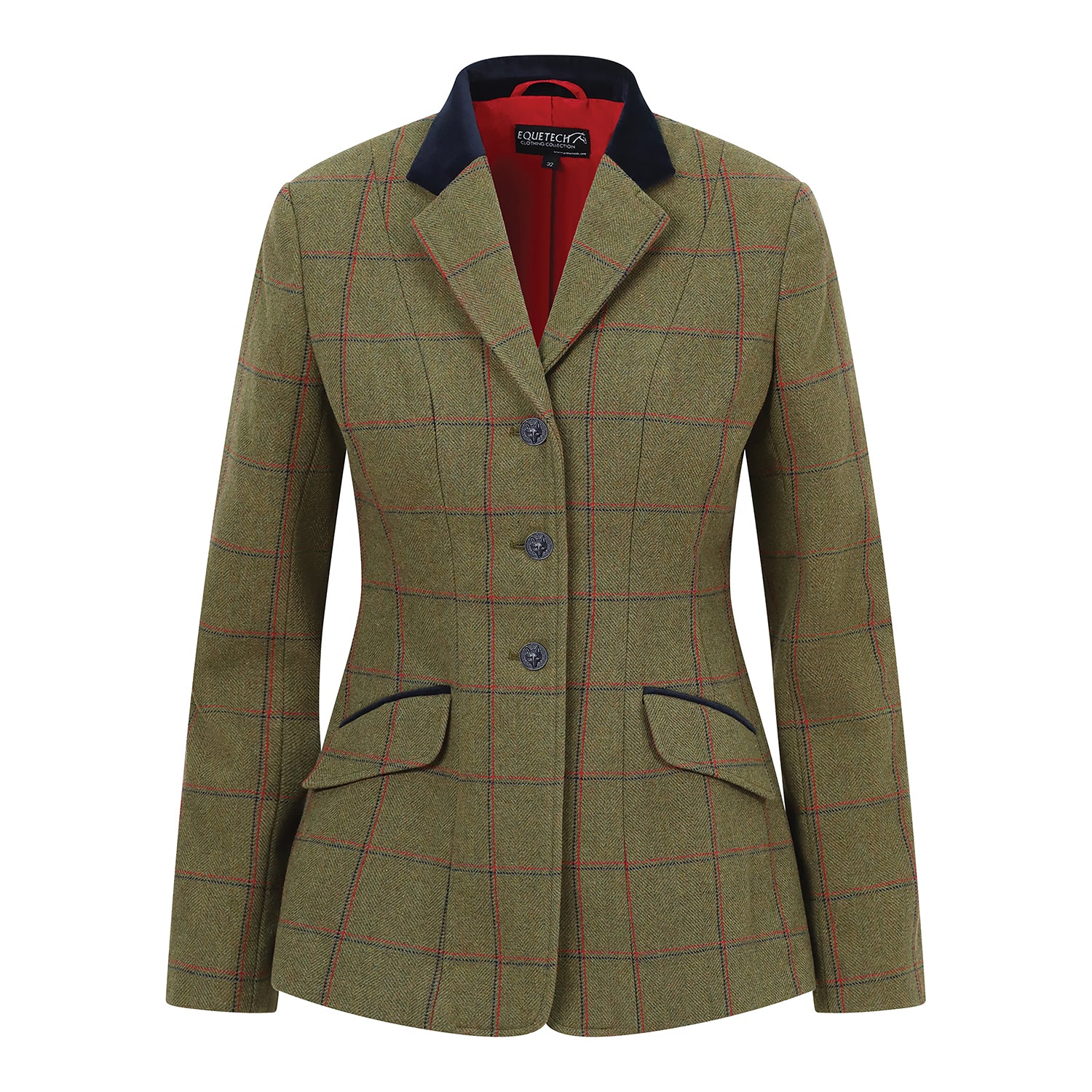 Equetech Launton Deluxe Tweed Riding Jacket