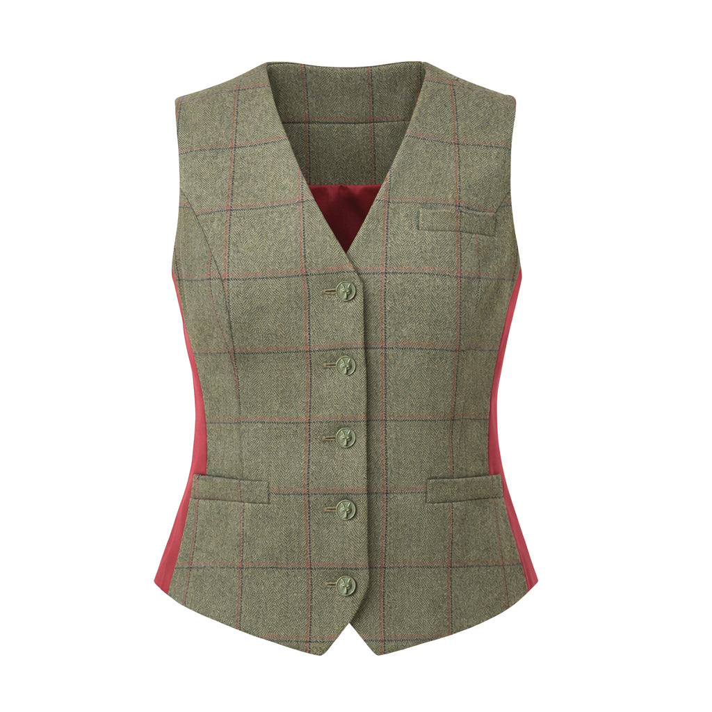 Equetech Launton Tweed Deluxe Waistcoat
