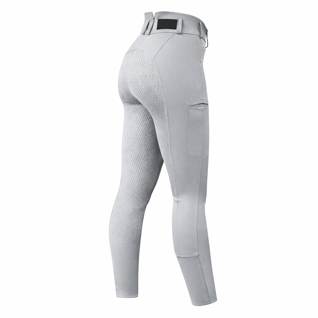 Equetech Prestige Grip Breeches - Moonlight Grey