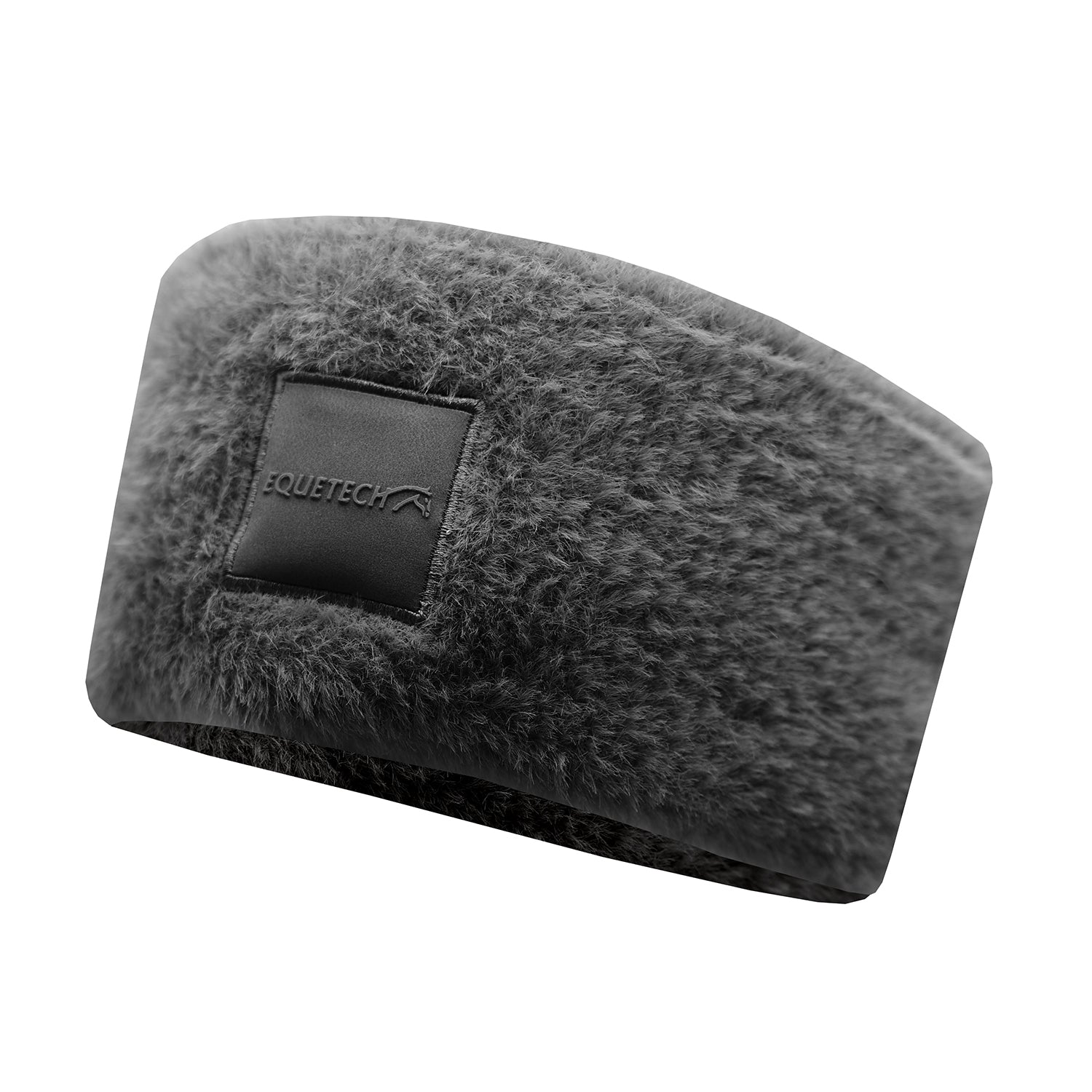 Equetech Supasoft Luxe Fur Headband - Grey