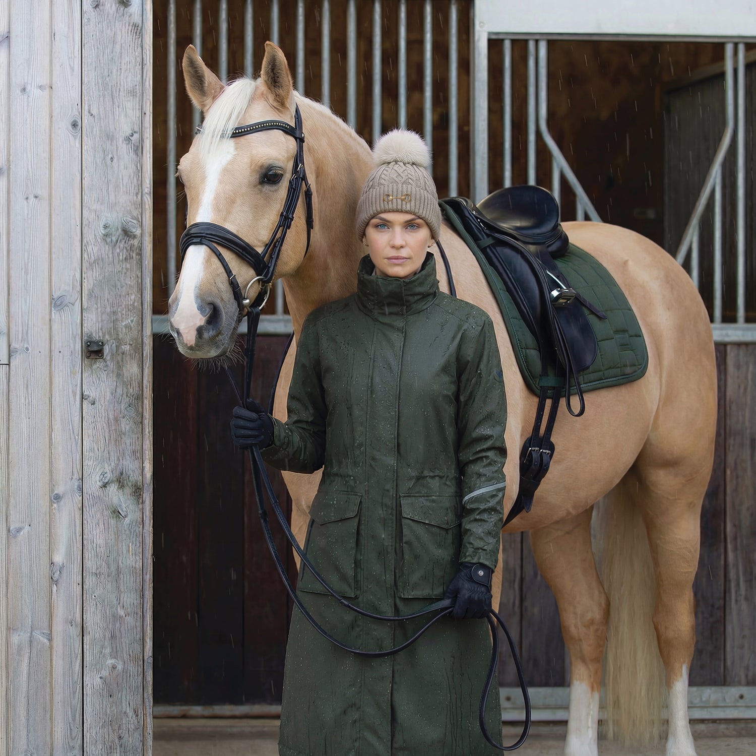 Equetech Reknit Cable Bit Waterproof Knit Hat