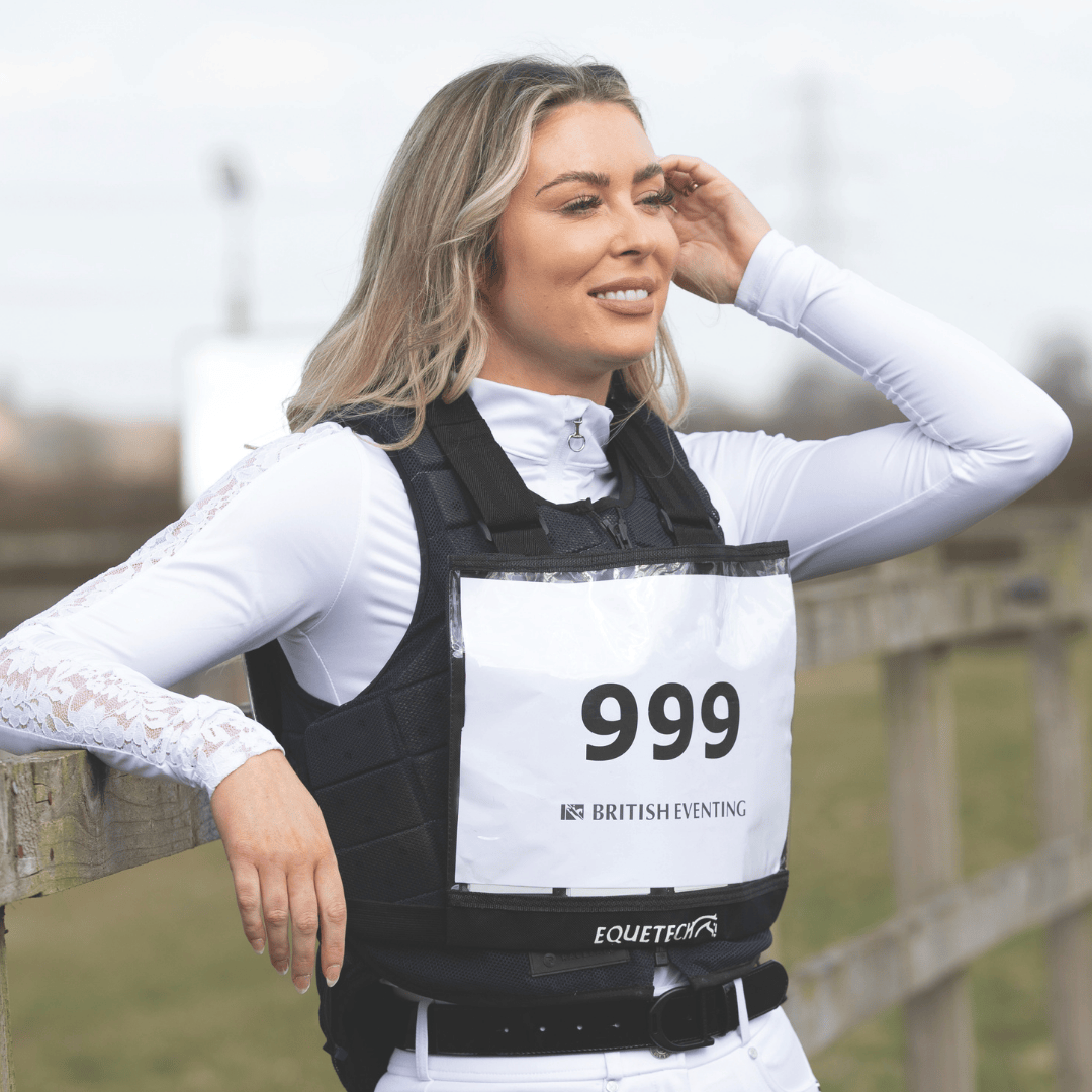 Equetech Eventing Hybrid Cross Country Number Bib + Numbers