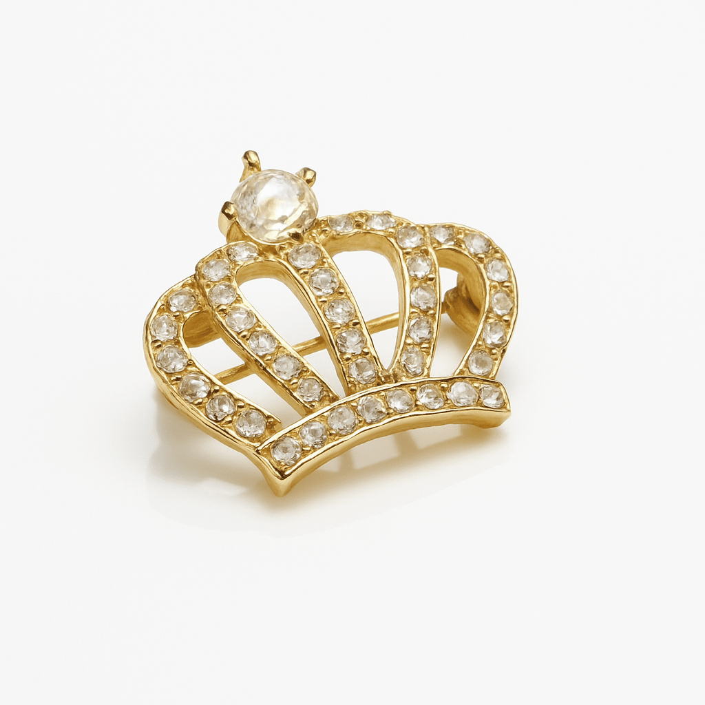 Crystal Crown Tie Pin - Equetech