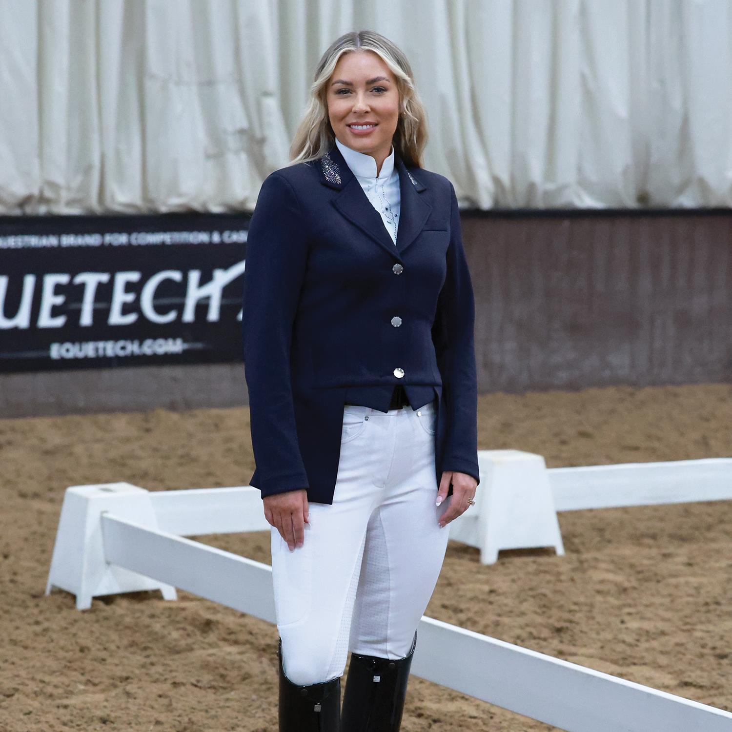 Crystal Cut - Away Dressage Competition Jacket - Equetech
