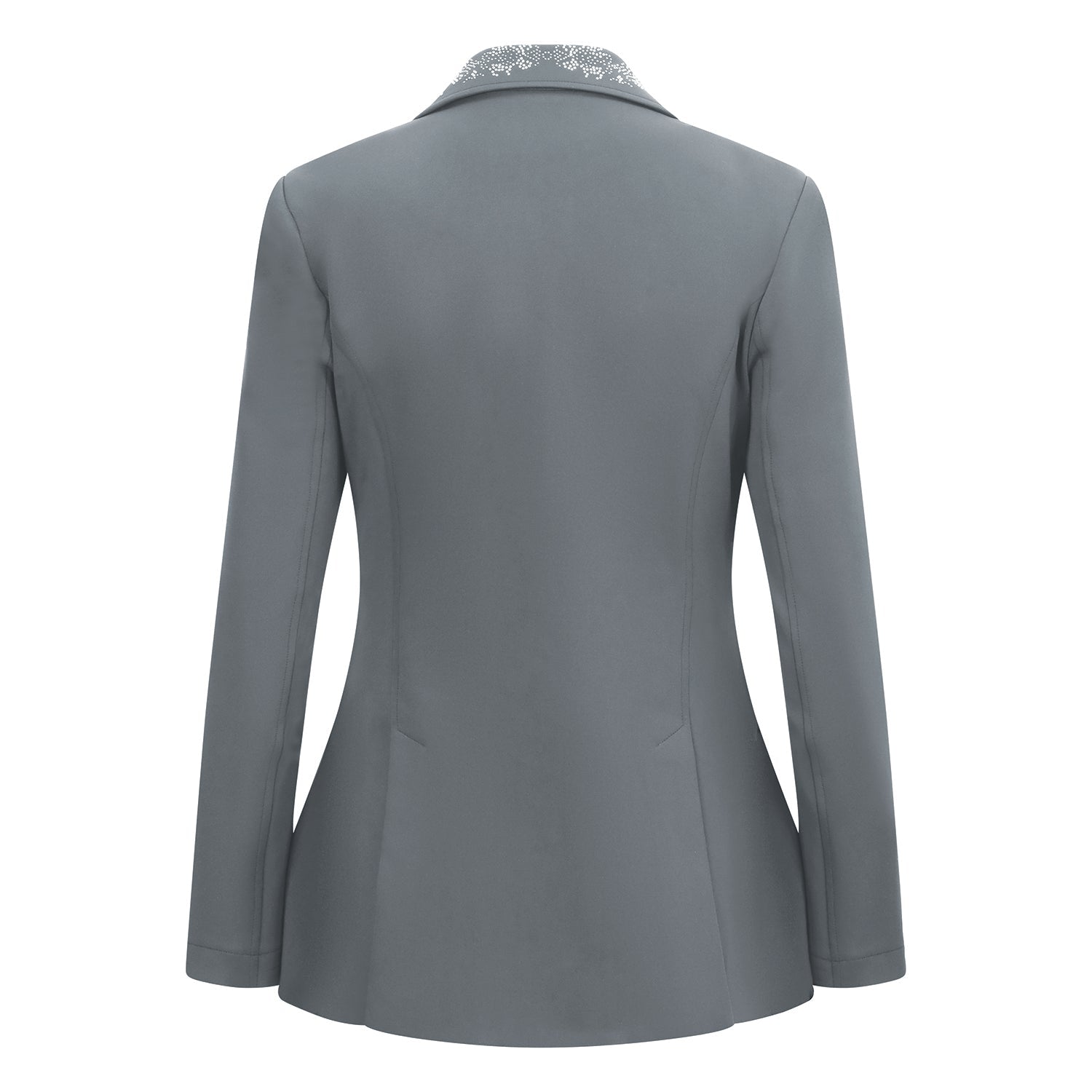 Crystal Showerproof Competition Jacket - Grey/Silver - Equetech