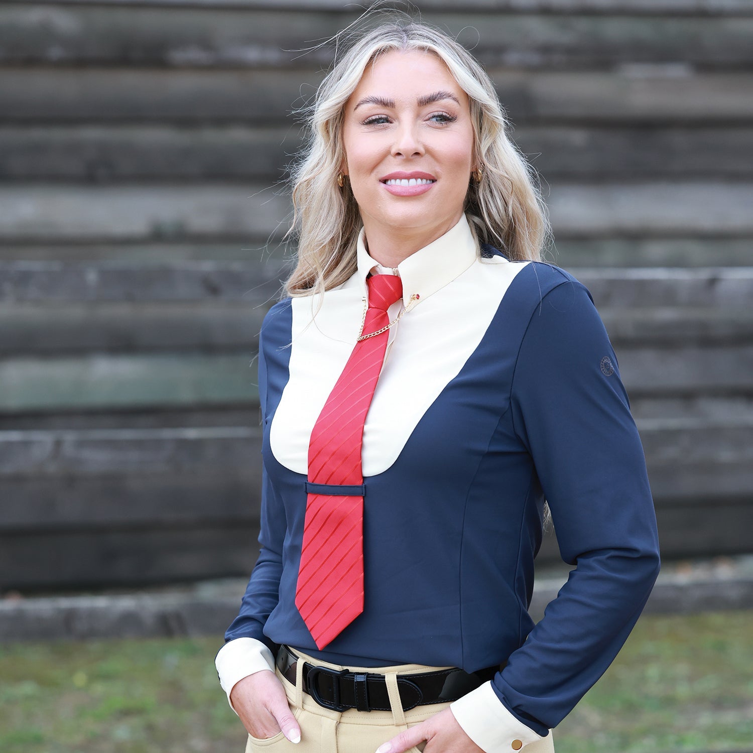 Elite Long Sleeved Show Shirt - Equetech