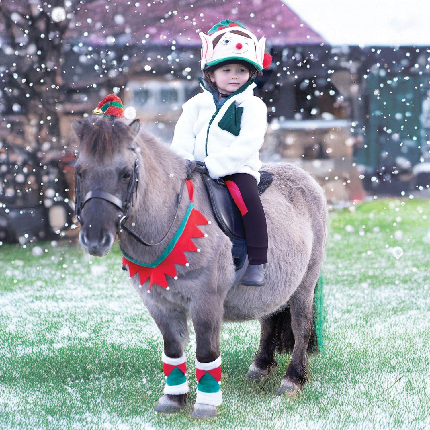 Festive Elf Horse Leg Wraps - Equetech
