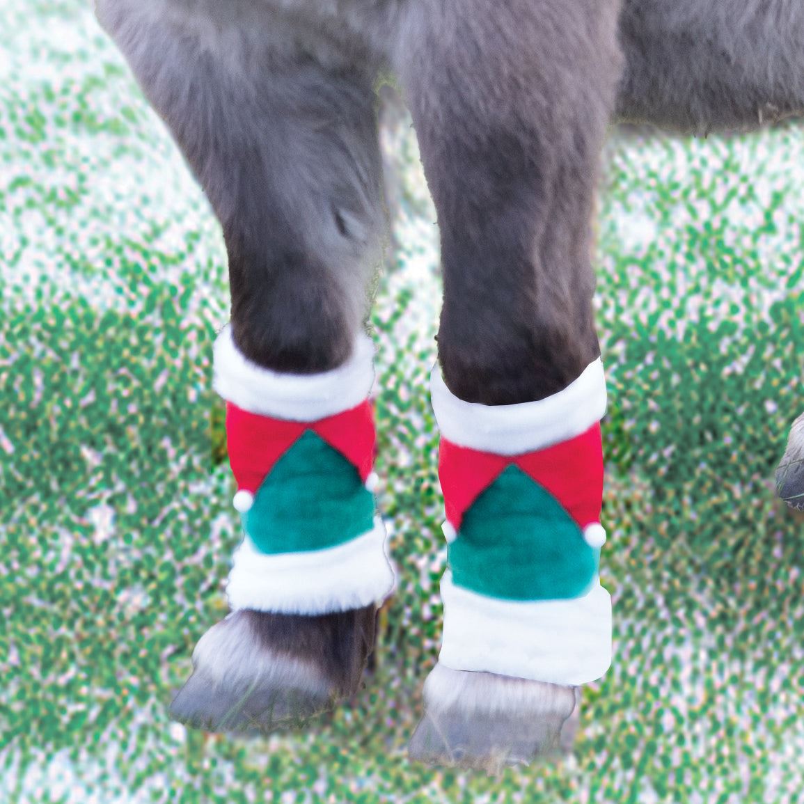 Festive Elf Horse Leg Wraps - Equetech