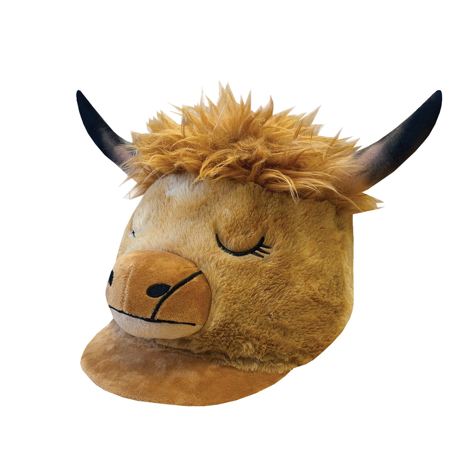 Heather Highland Cow Hat Silk - Equetech