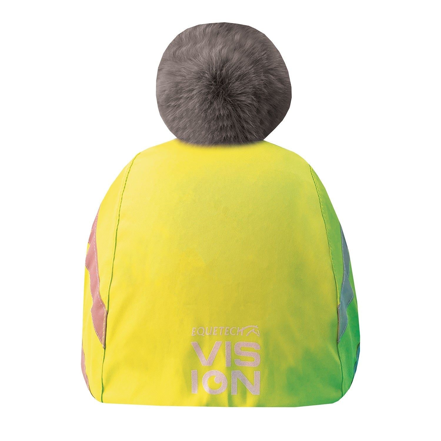 Hi - Vis Vision Water Resistant Deluxe Pom Hat Silk - Equetech