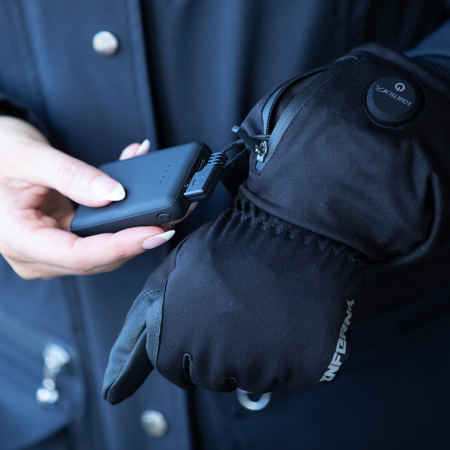 Inferno Waterproof Heated Riding Gloves - Equetech