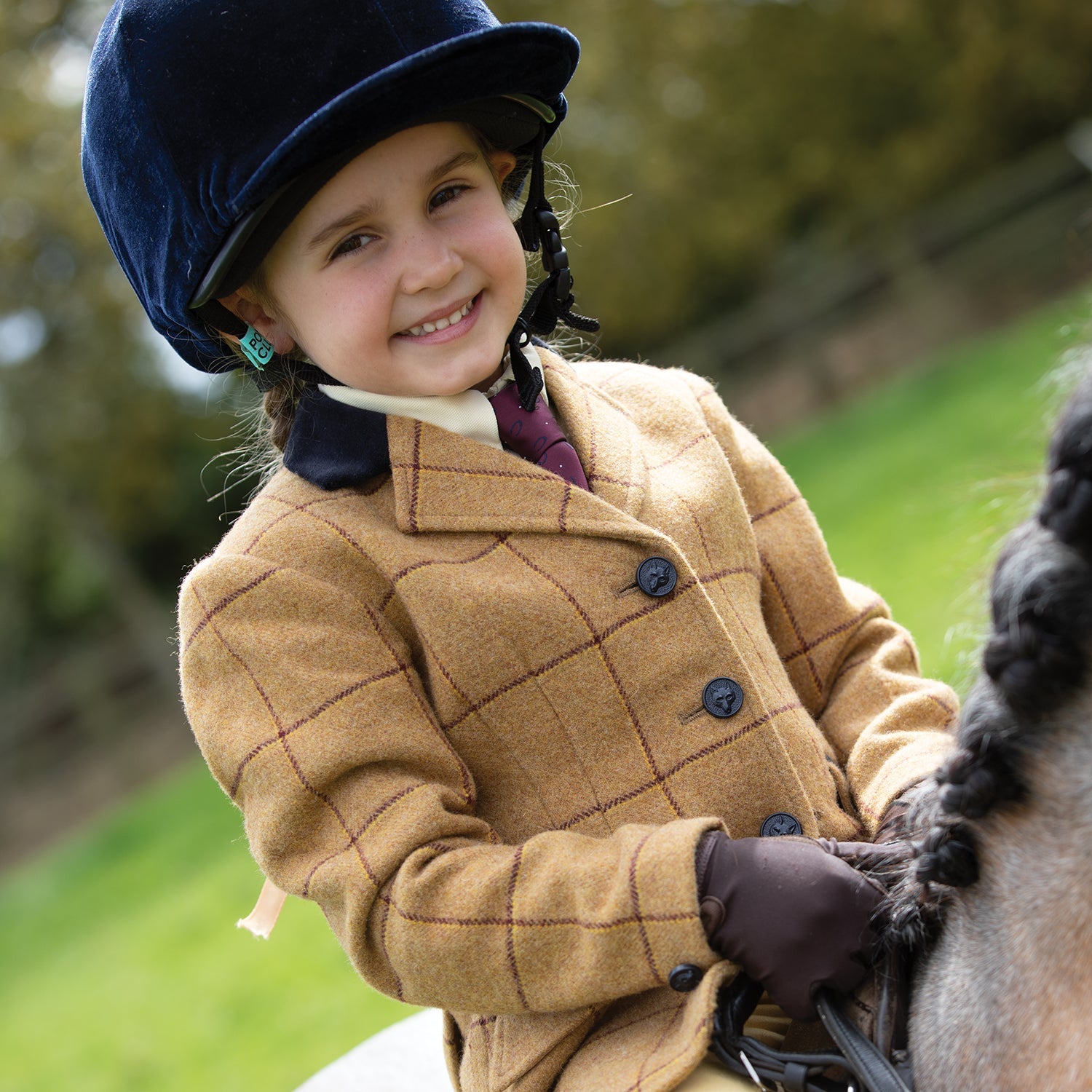 Junior Wheatley Deluxe Tweed Riding Jacket - Equetech