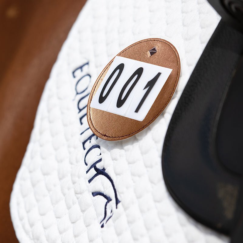 Luxe Dressage Saddle Cloth Number - Pair - Equetech