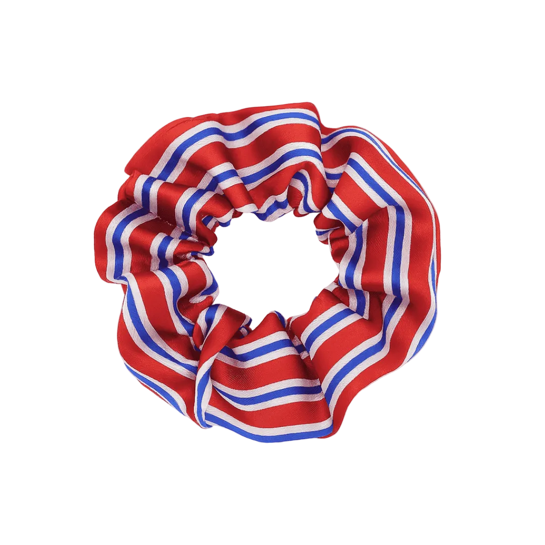 Luxury Regent Stripe Show Hair Scrunchie - Equetech