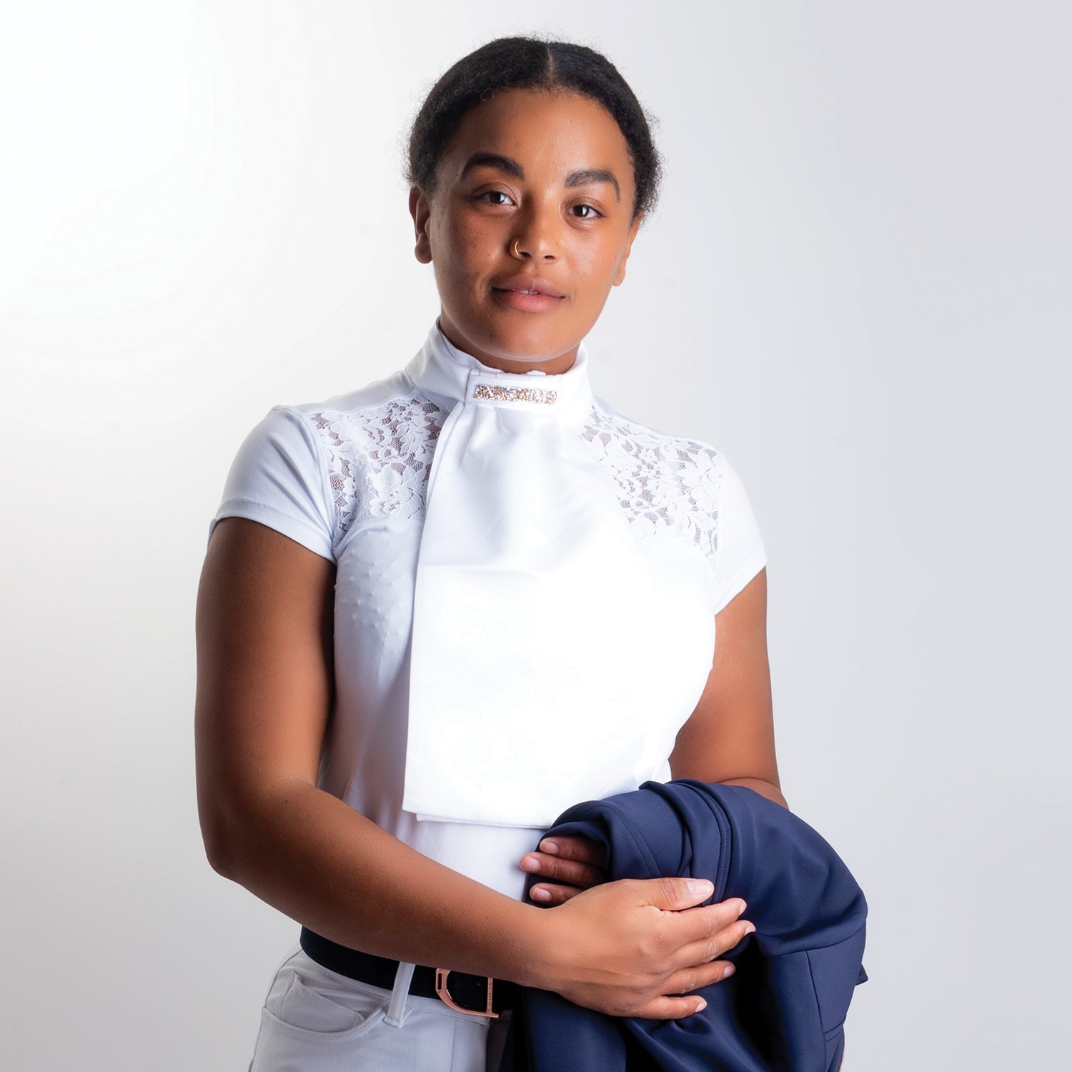 Mia Lace Competition Shirt - Equetech