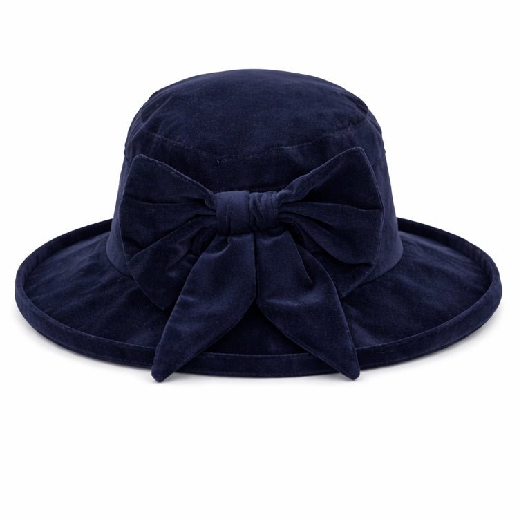 Navy Velvet Show Hat - Equetech