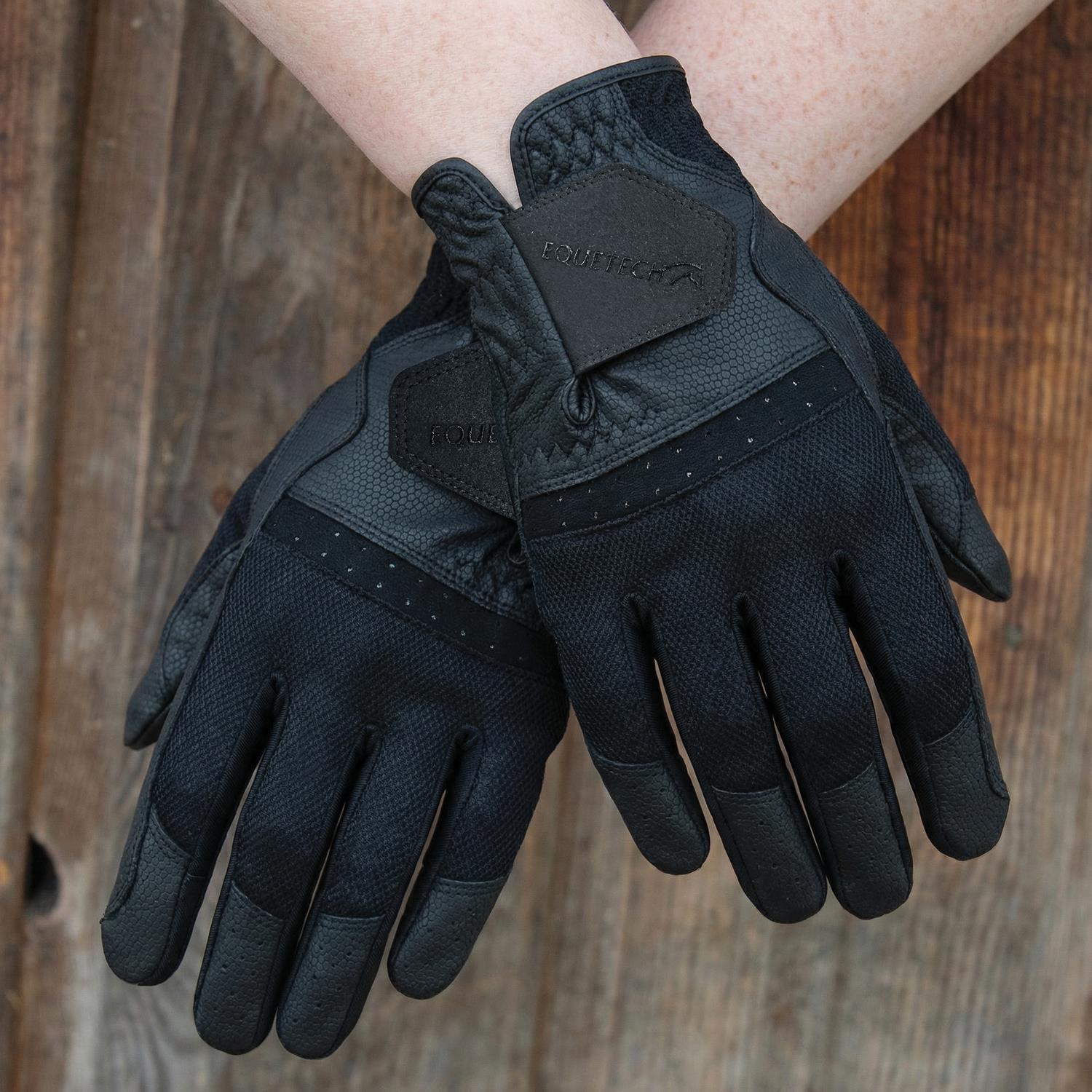 Pro - Mesh Grip Riding Gloves - Equetech