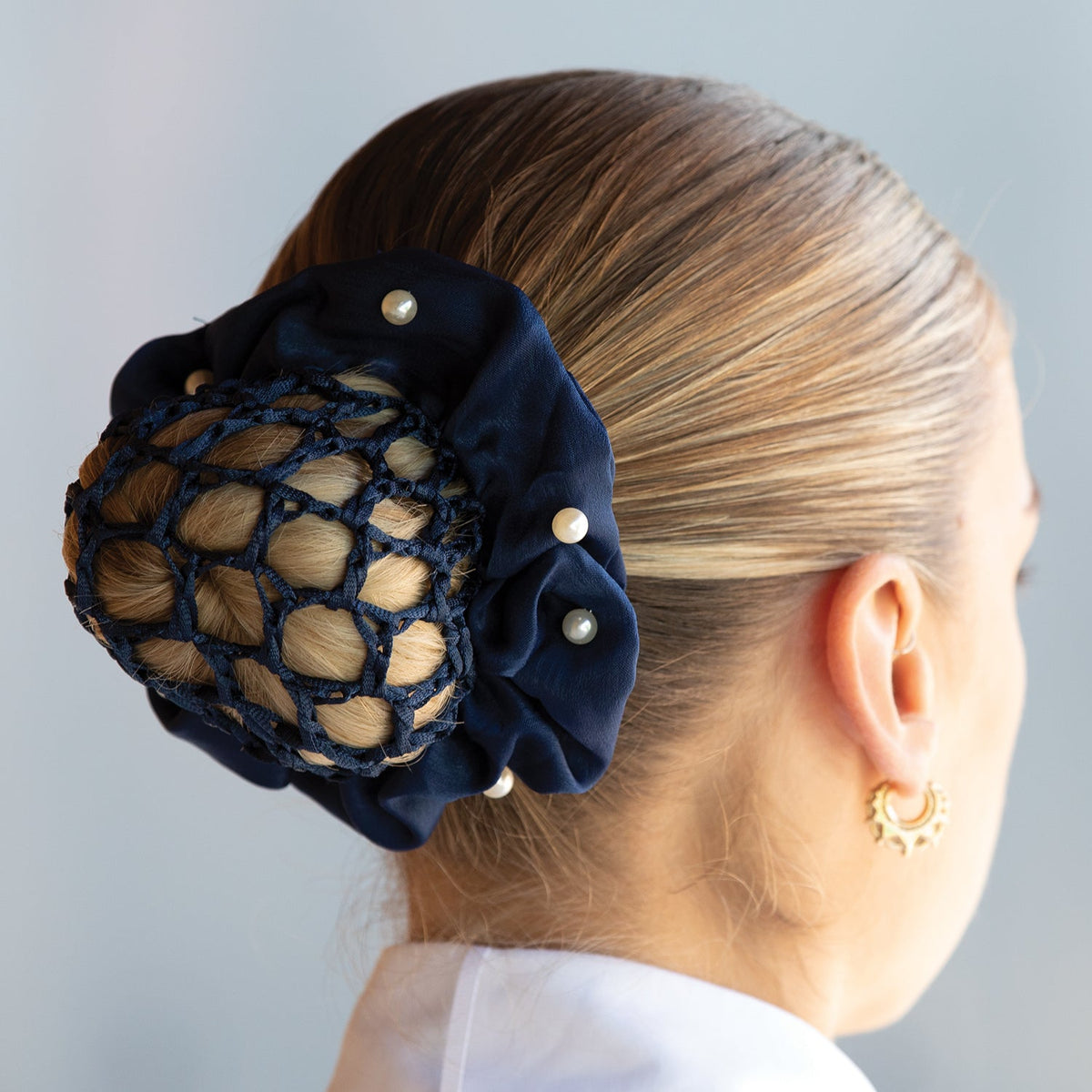 Satin Pearl Hair Scrunchies - Equetech