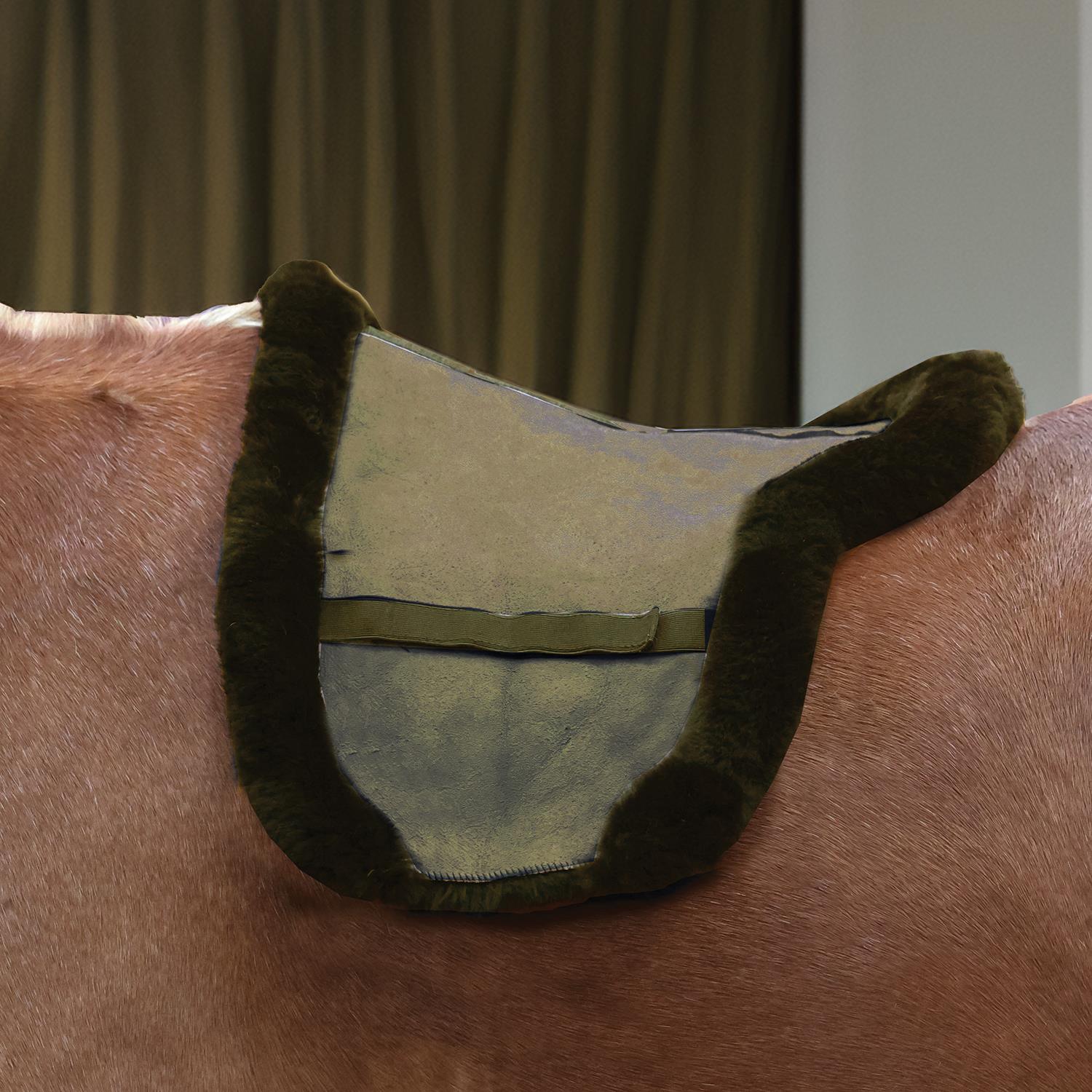 Sheepskin Showing Numnah (Seconds) - Equetech