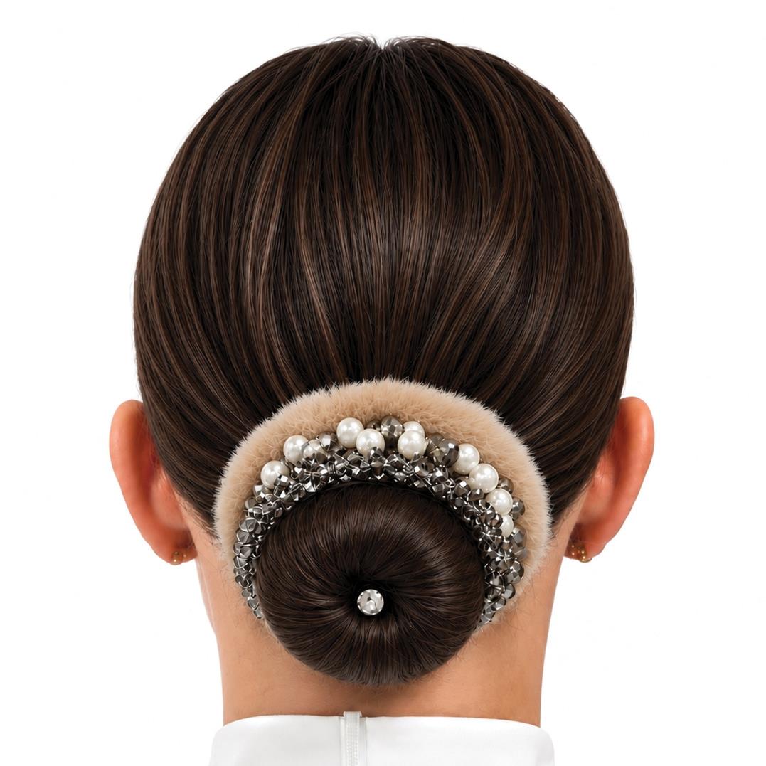 Equetech Competition Bun Kit - Brunette Beige
