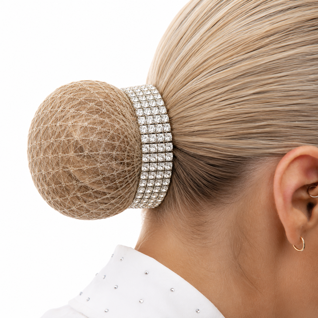Equetech Crystal Bun Ring Scrunchie