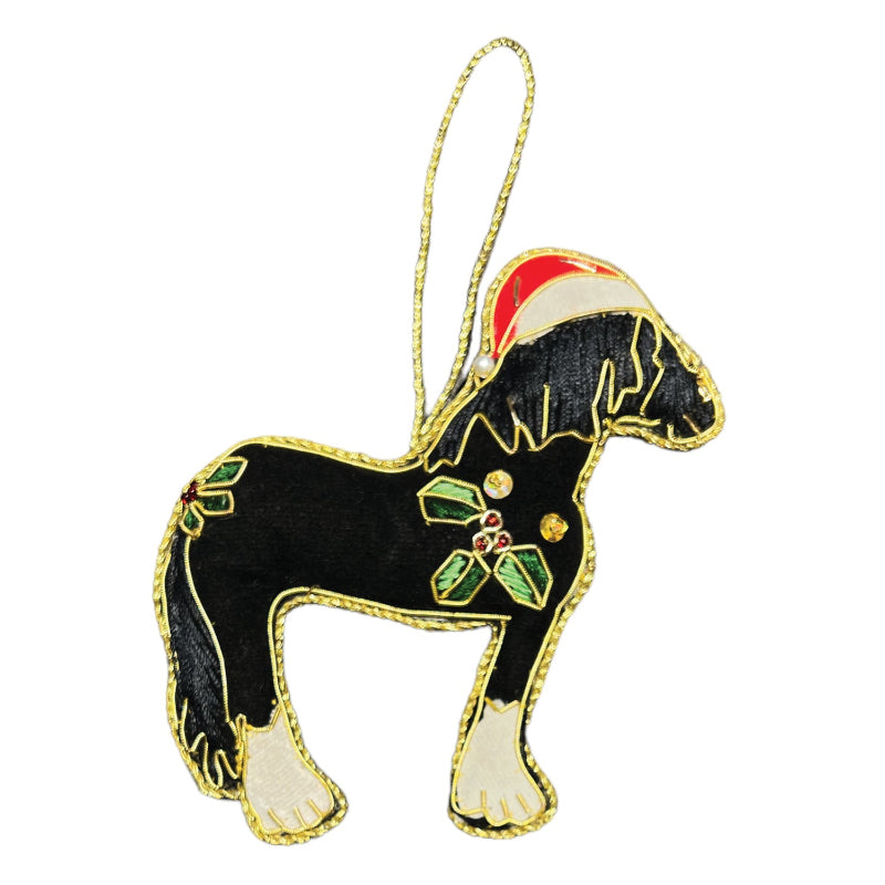 Equetech Cob Beaded Embroidered Christmas Tree Decoration