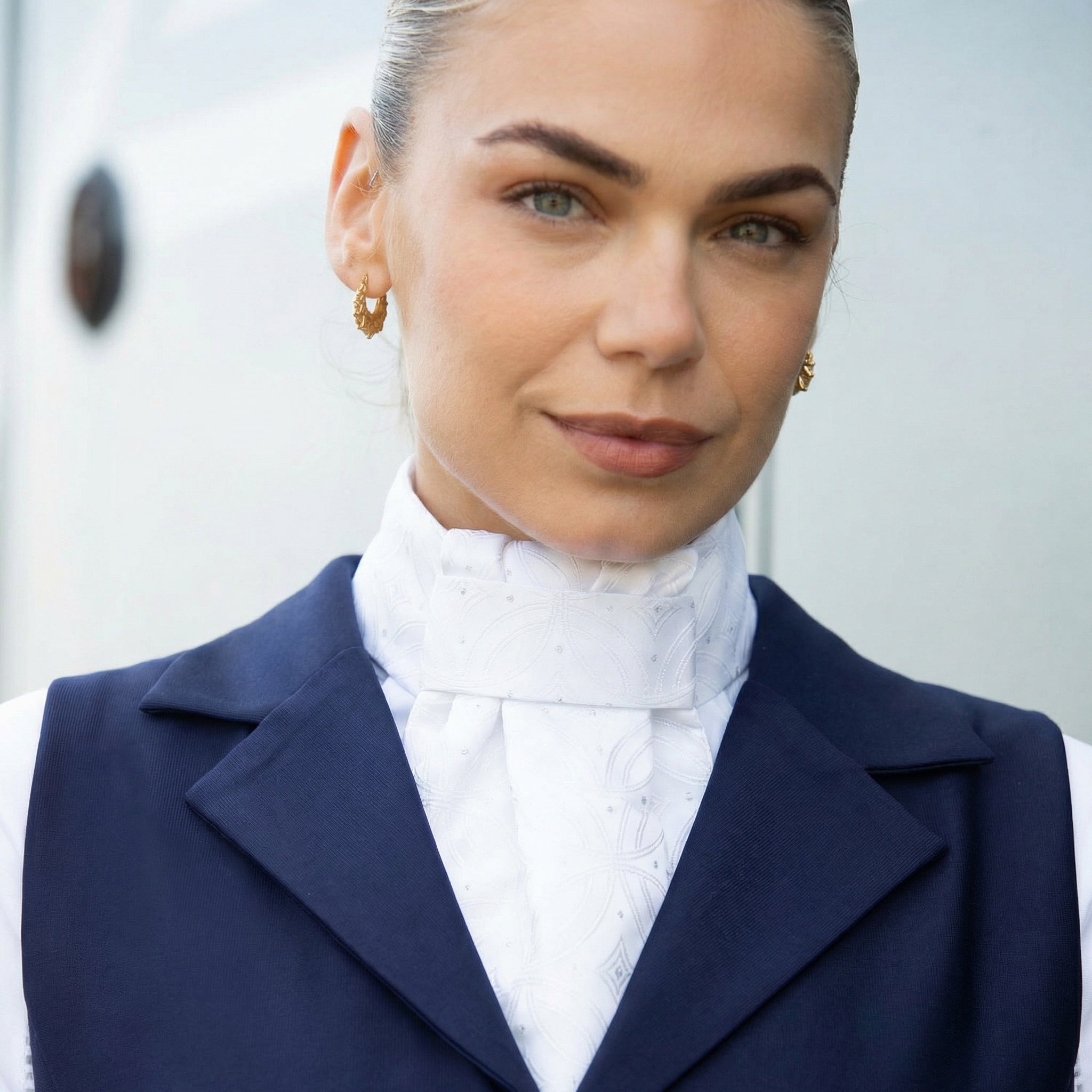 Equetech Kiev Brocade Deluxe Ready-Tied Stock