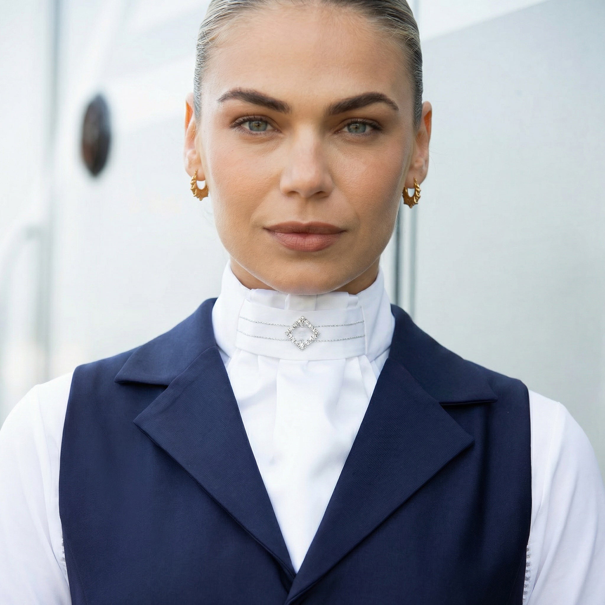 Equetech Diamanté Diamond Deluxe Ready-Tied Stock