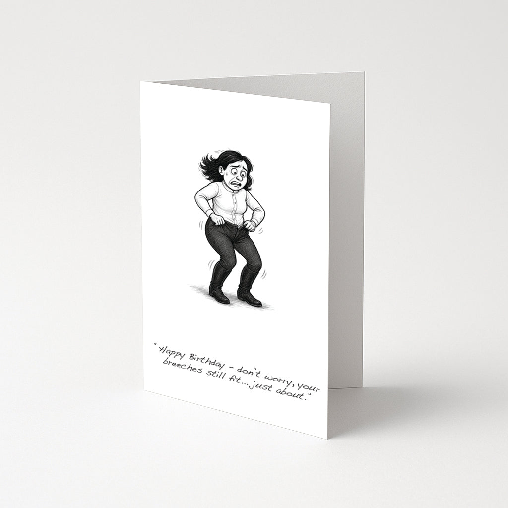 Equetech 'Breeches' Greetings Card