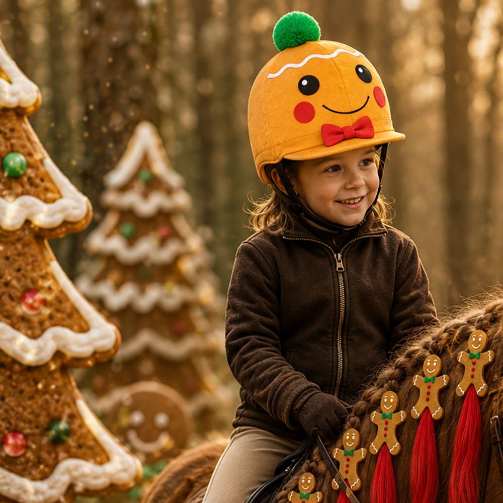 Equetech Gingie Gingerbread Man Hat Silk