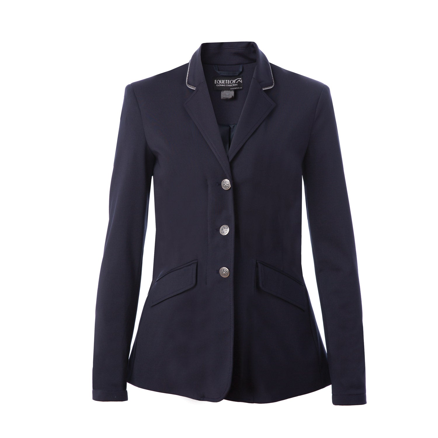 Equetech Junior Jersey Deluxe Competition Jacket Navy