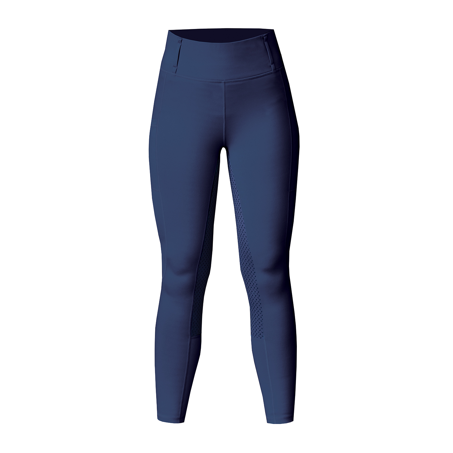 Equetech Junior Performance Aqua-Shield Riding Tights - Navy