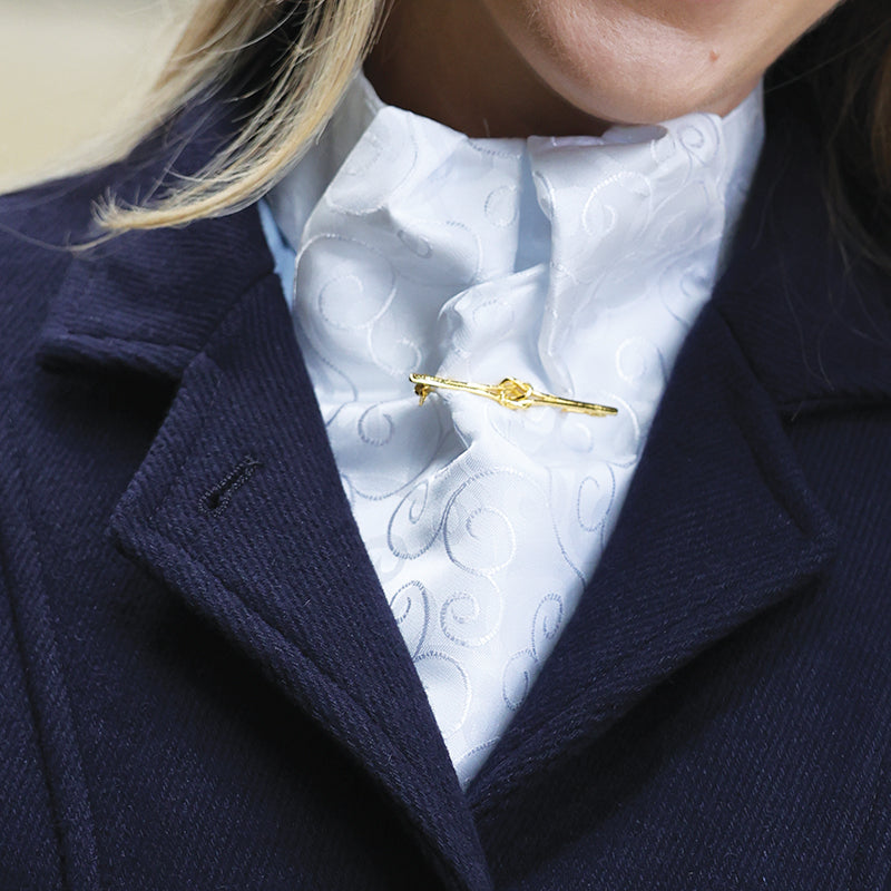 Equetech Knot Stock Pin Gold