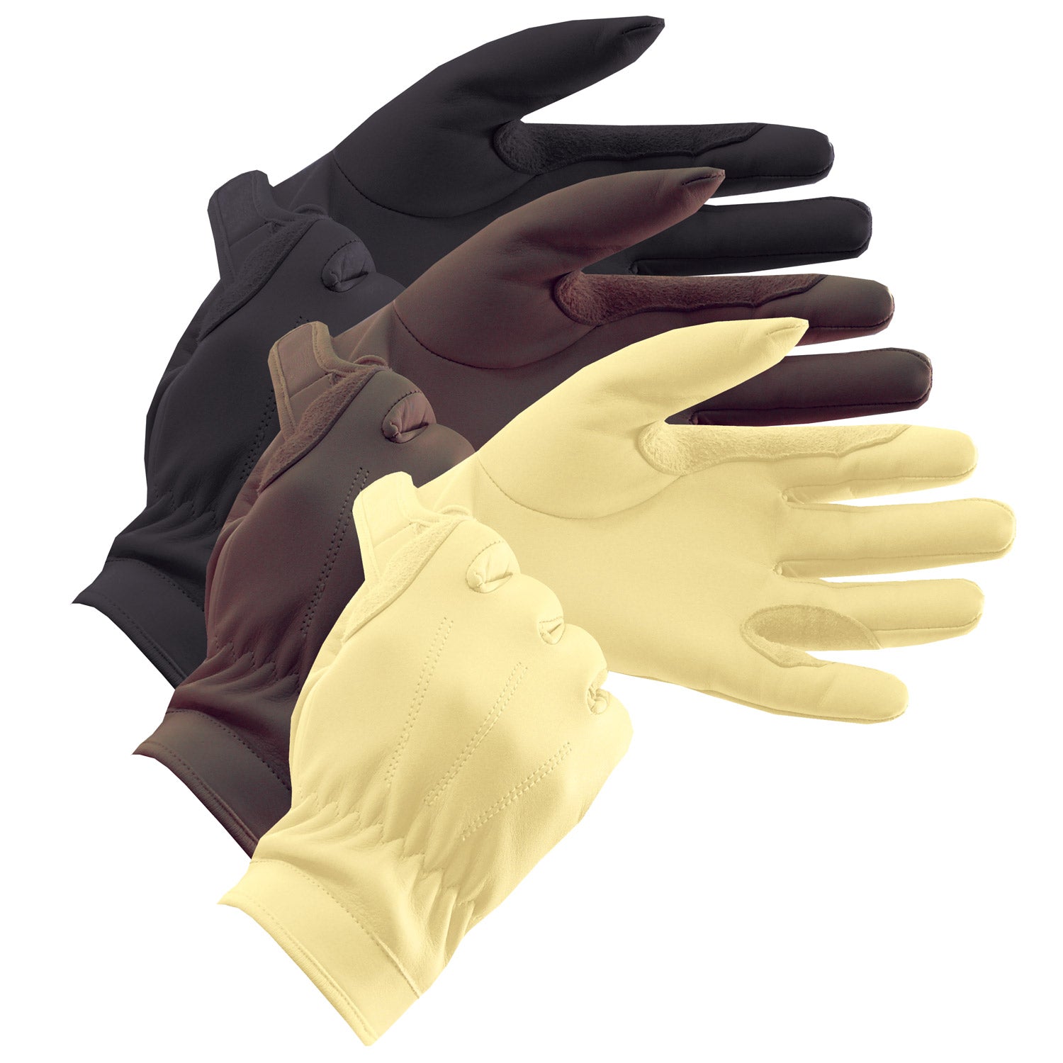 Equetech Junior Leather Show Gloves