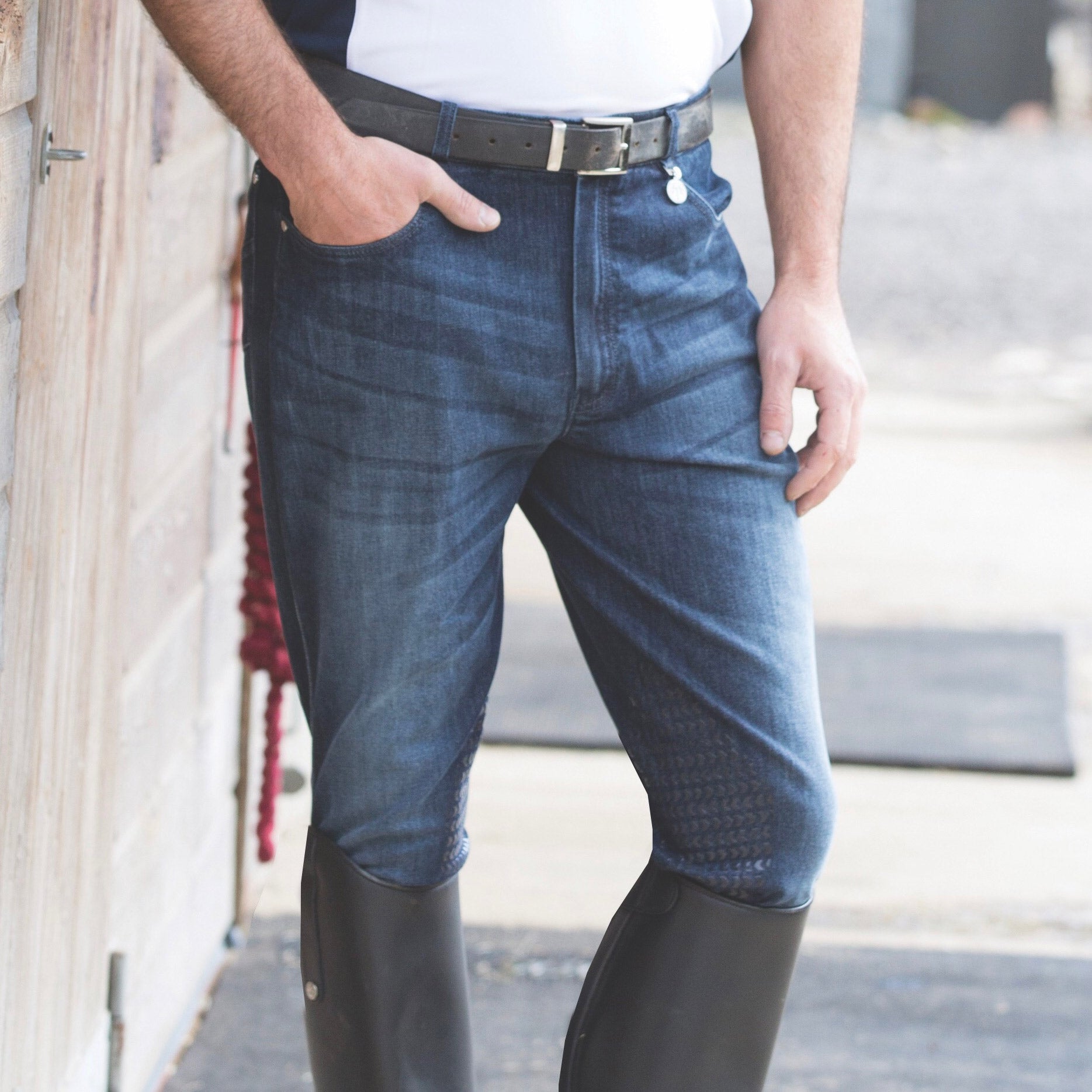 Equetech Mens Denim Breeches