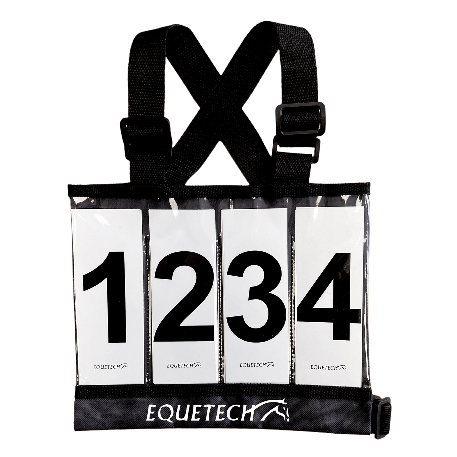 Equetech Mini Eventing Cross Country Number Bib + Numbers